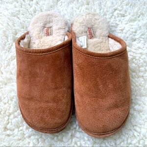 Men’s Staheekum Suede snd Shearling Slipper, Sz 9